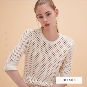 New Maje Woven knit jumper